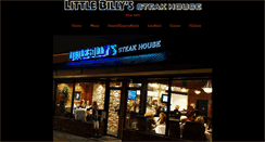 Desktop Screenshot of littlebillys.com